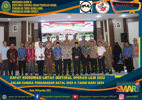 Rapat Operasi Lilin Natal 2023 Tahun Baru 2024.d
